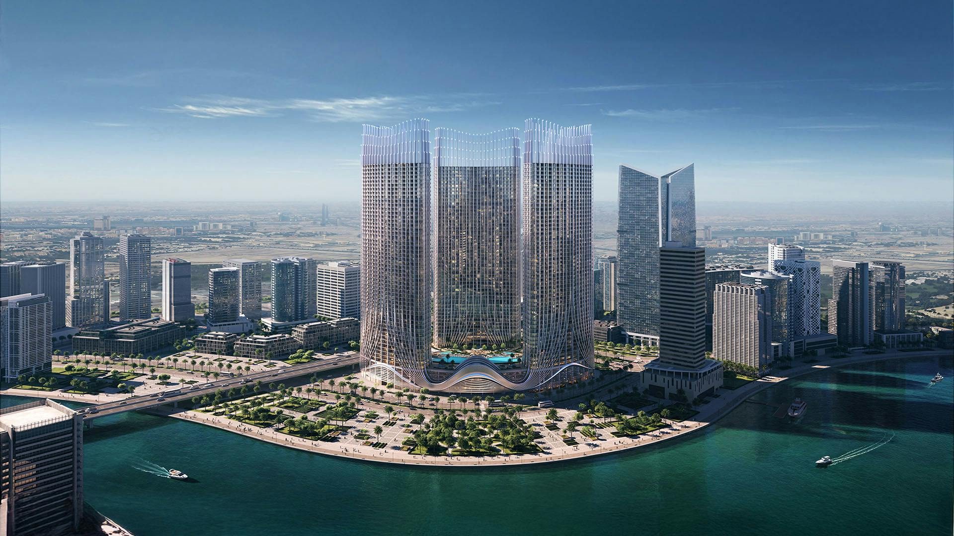 Binghatti development render — Jumeirah Village Circle, Dubai