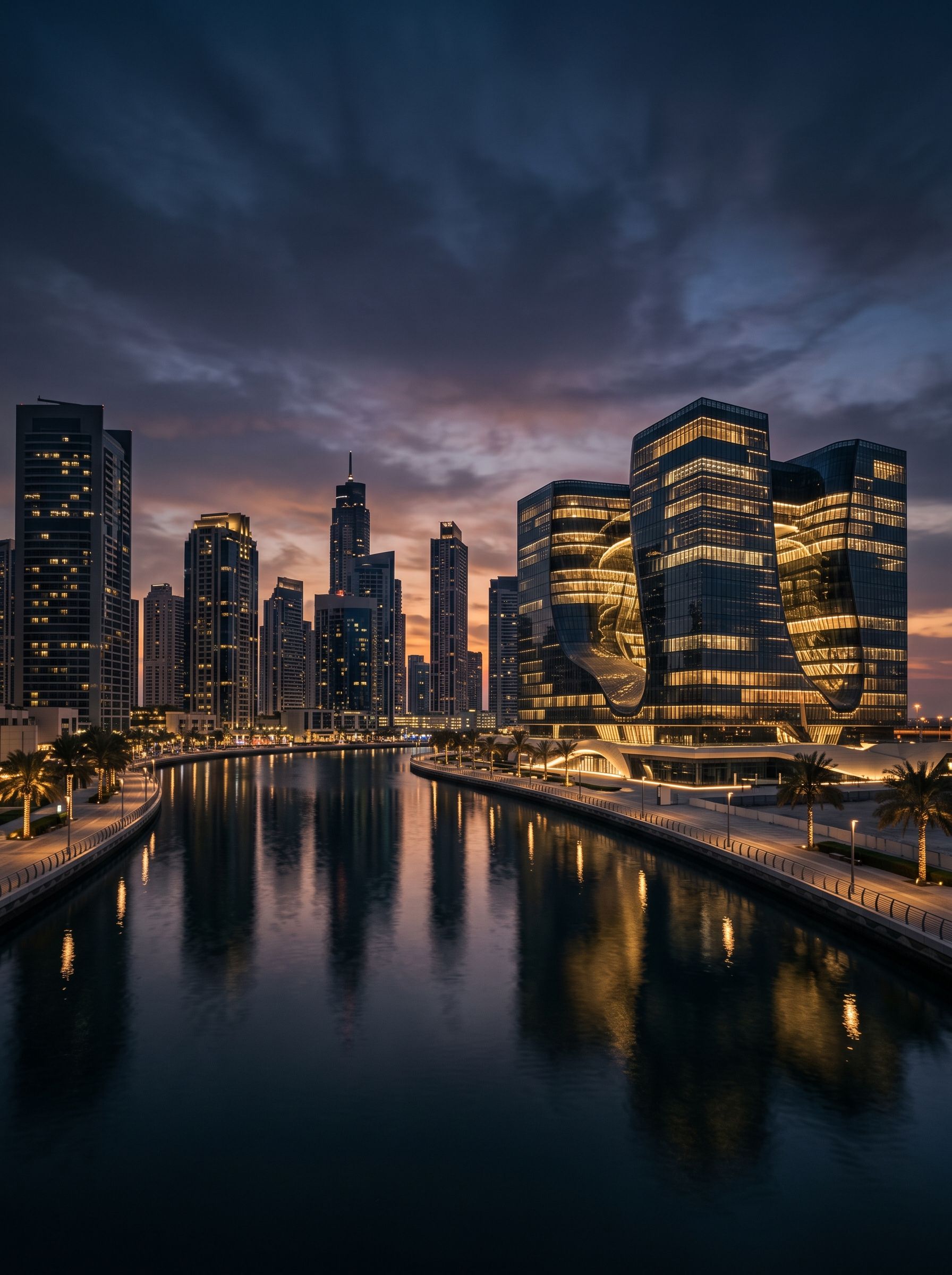 Dubai skyline — Karnal investor roadshow