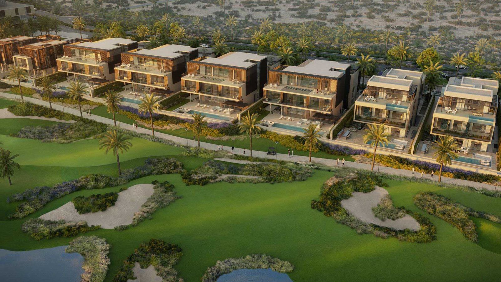 Dubai Hills Estate community and golf course