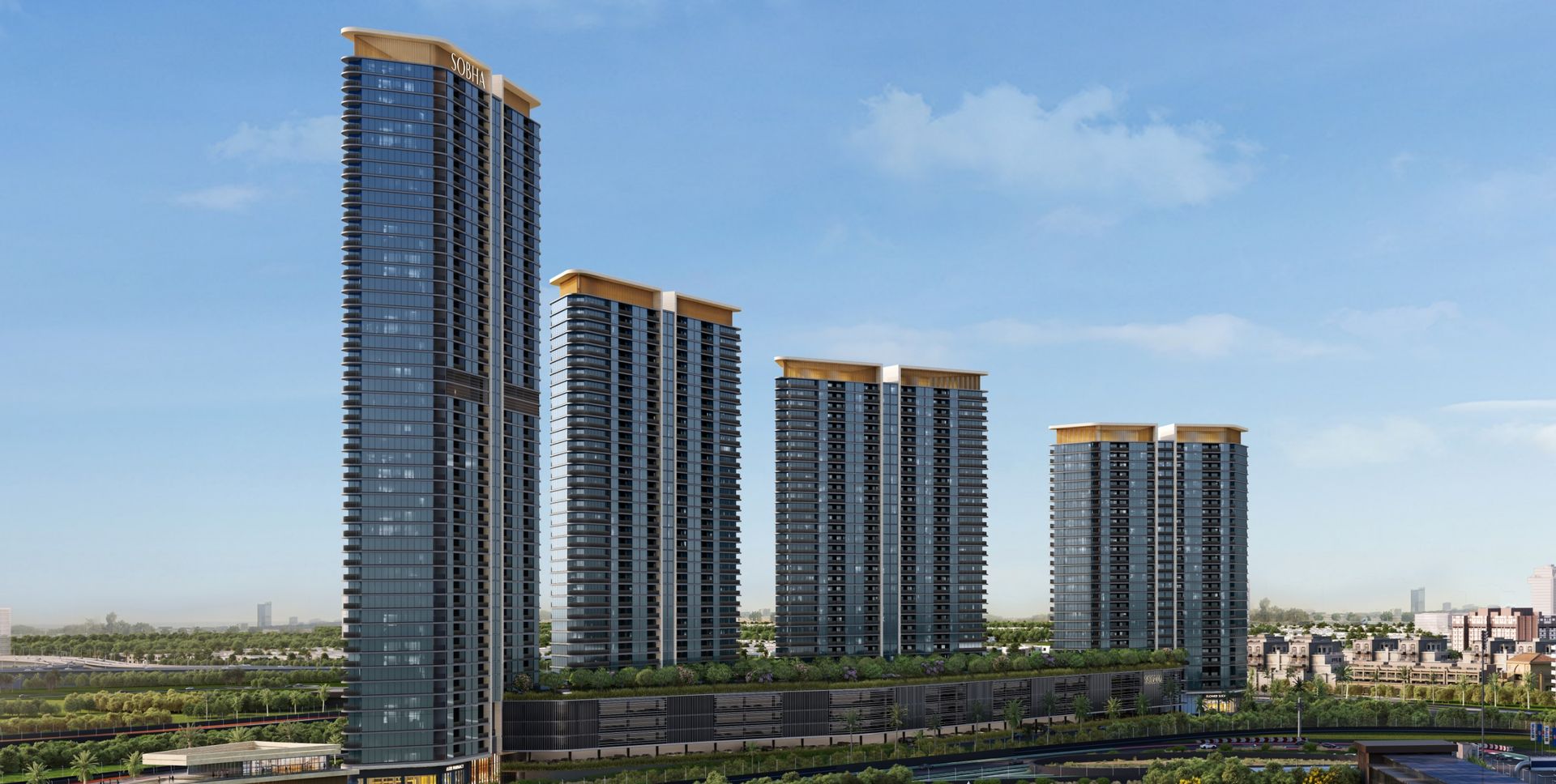 Sobha Realty residential development render, Dubai