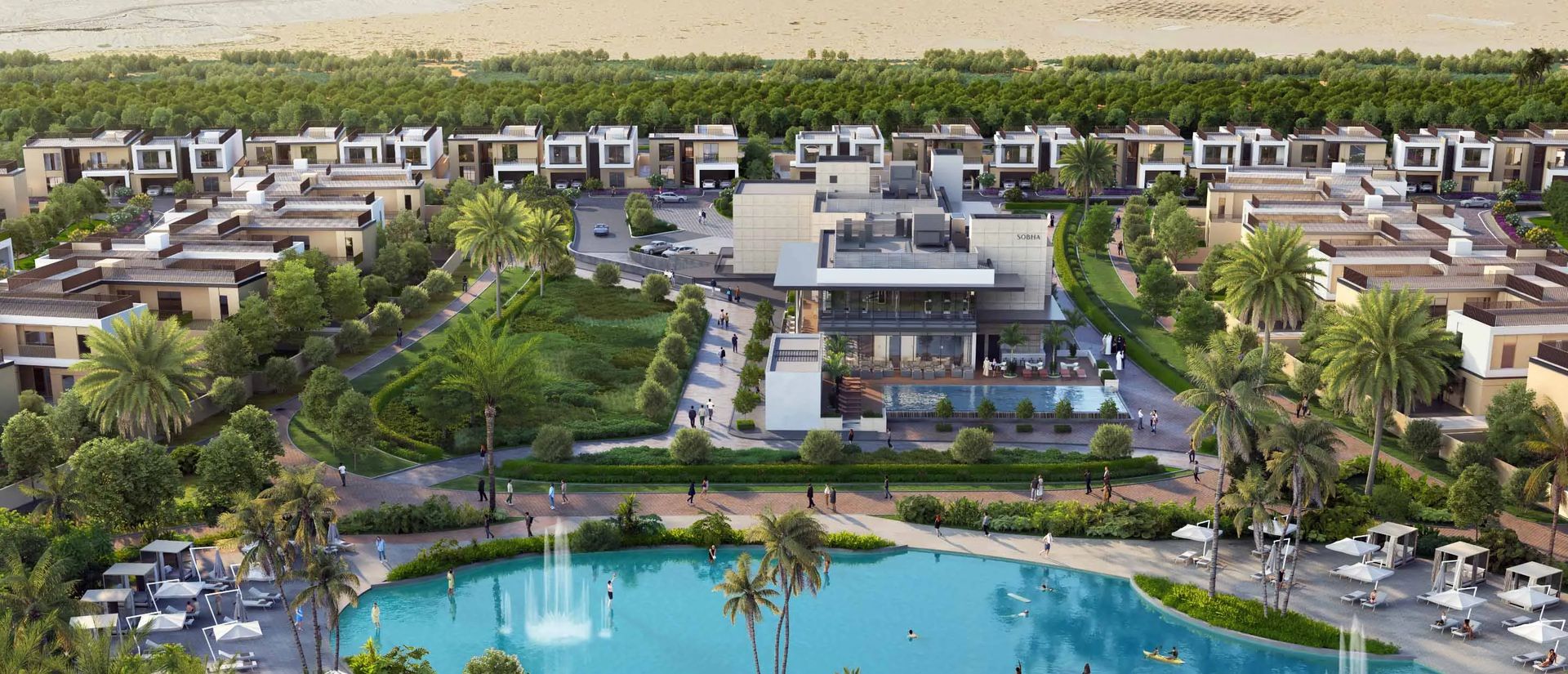 Sobha Realty community render, Dubai